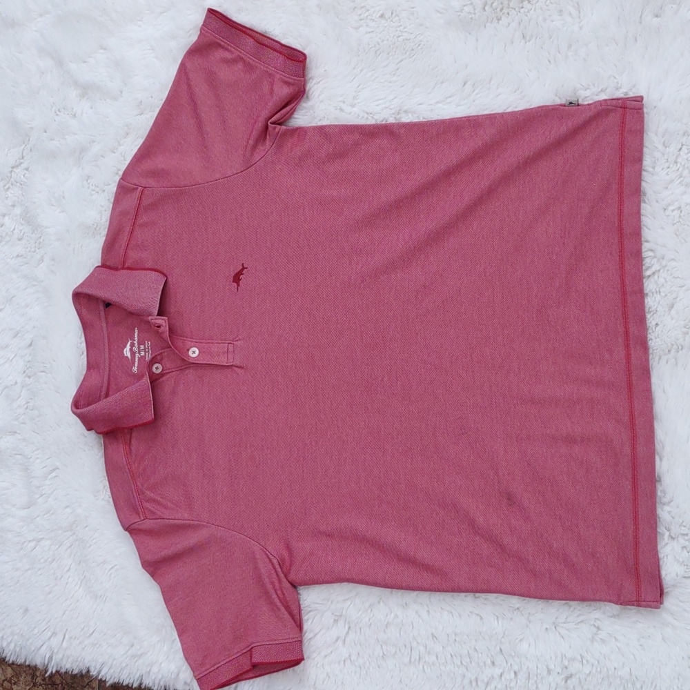Tommy Bahama Coral Polo Shirt, Size M - Picture 17 of 17